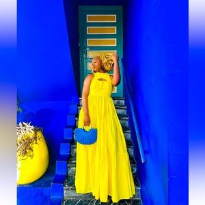 YELLOW MAXI DRESS